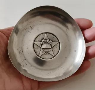 Cenicero Plata Damm Centenario 1876-1976