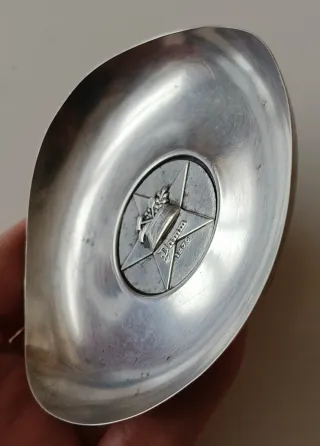 Cenicero Plata Damm Centenario 1876-1976