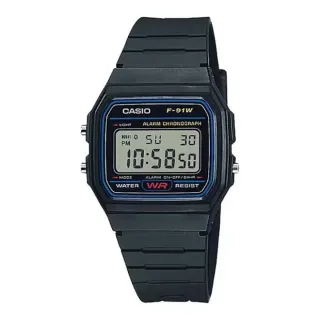Casio F-91W reloj Negro