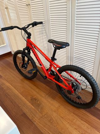 Bicicleta Montaña Infantil Roja