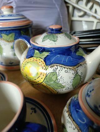 Juego de té y café de cerámica