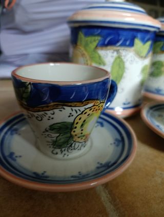 Juego de té y café de cerámica