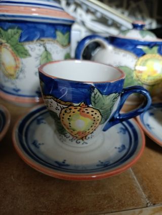 Juego de té y café de cerámica