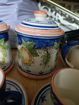 Juego de té y café de cerámica