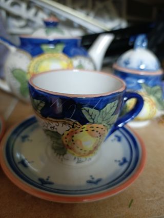 Juego de té y café de cerámica