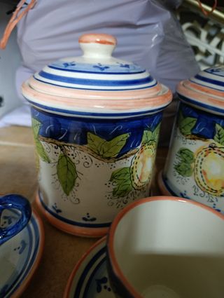 Juego de té y café de cerámica