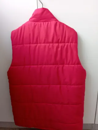 Chaleco acolchado rojo