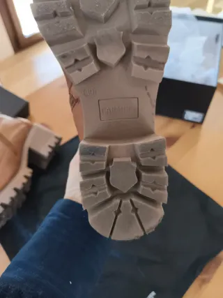 Botines de piel Carmela marrones