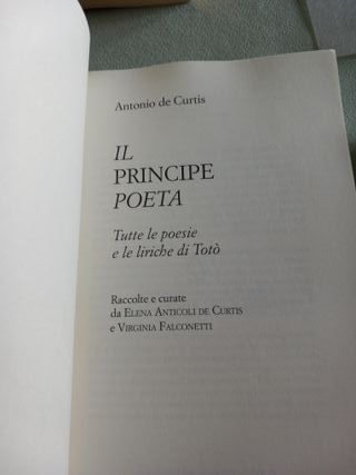 Libro “Antonio De Curtis, il principe poeta"
