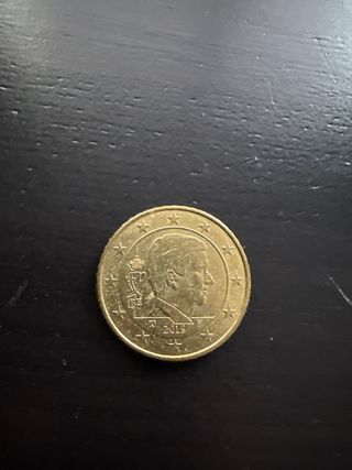 Moneda 50 céntimos Bélgica 2019