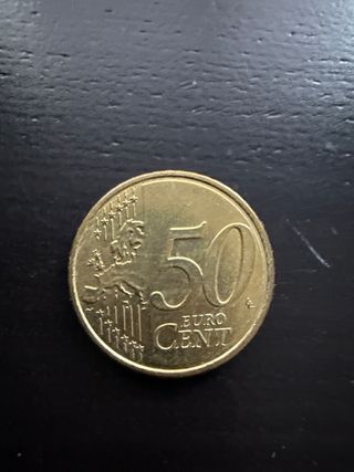 Moneda 50 céntimos Bélgica 2019