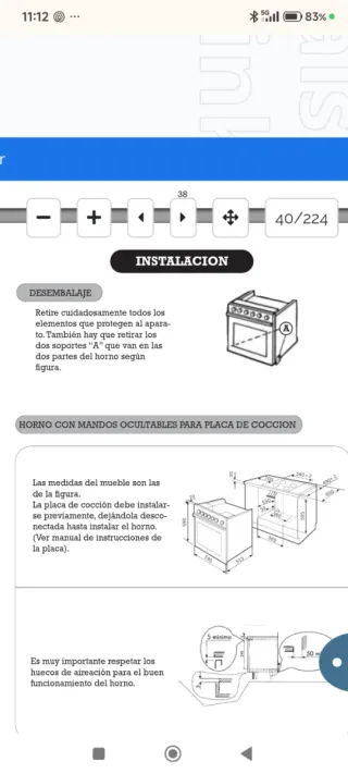 Horno Fagor Blanco 2H 411