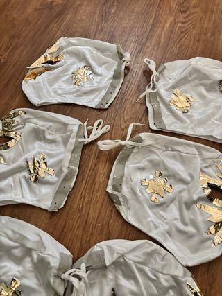 Lote 6 Máscaras Lucha Libre Mexicana Blancas