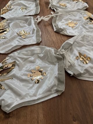 Lote 6 Máscaras Lucha Libre Mexicana Blancas