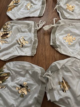 Lote 6 Máscaras Lucha Libre Mexicana Blancas