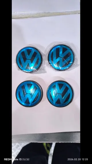 Tapas Ruedas Volkswagen 110mm Azul