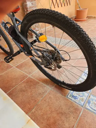 Rockrider ST120 gris naranja