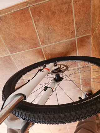 Rockrider ST120 gris naranja