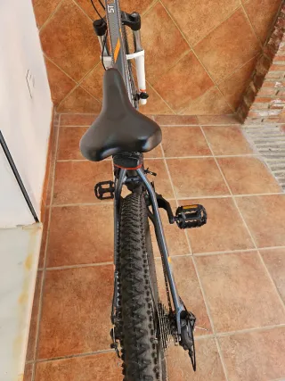 Rockrider ST120 gris naranja