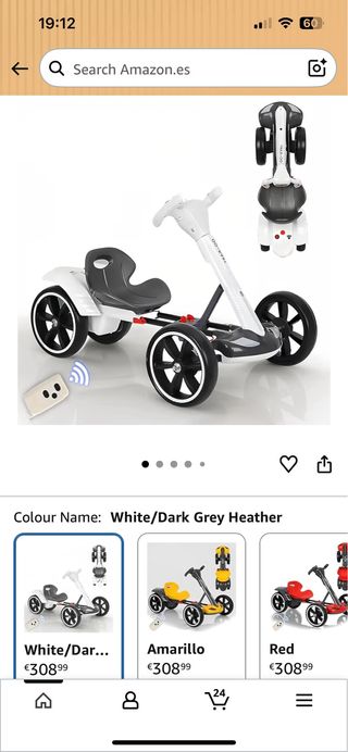 Coche Go-Kart Eléctrico Infantil