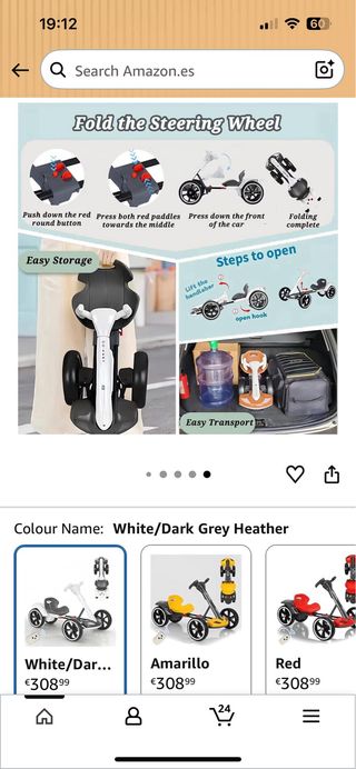 Coche Go-Kart Eléctrico Infantil