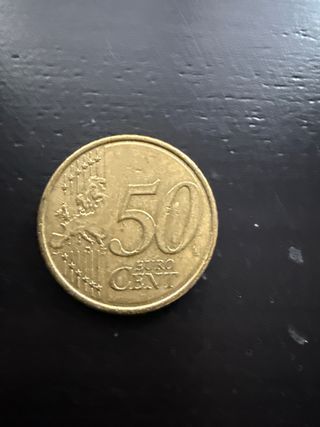 Moneda 50 céntimos Bélgica 2012