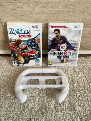 Lote Wii: My Sims Racing y FIFA 14