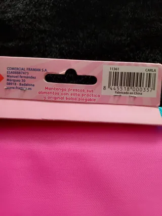 Bolsa térmica infantil Carla