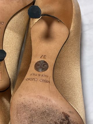 Scarpe Dolce & Gabbana oro Tg 37