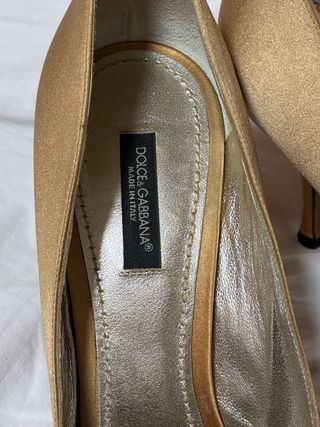 Scarpe Dolce & Gabbana oro Tg 37