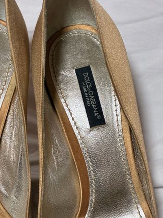 Scarpe Dolce & Gabbana oro Tg 37