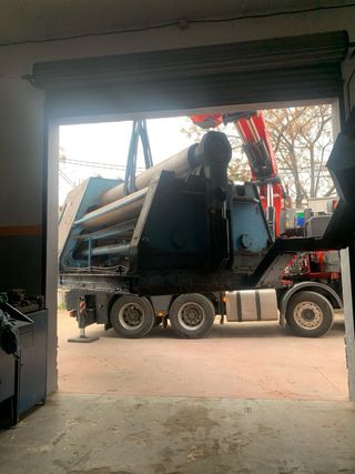 Cilindro curvador industrial