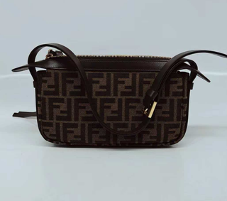 Borsa Fendi Baguette Marrone Multicolore