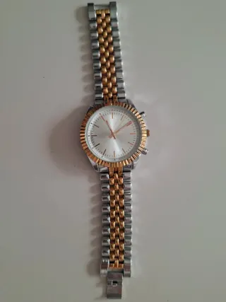Reloj Mujer Dorado y Plateado nuevo!