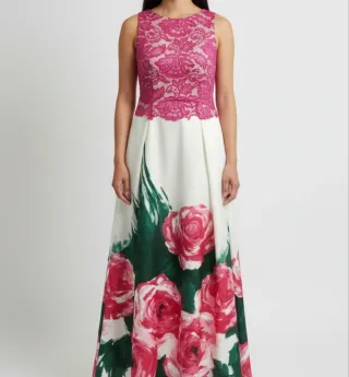 Vestido Nuribel Fiesta Largo Talla 40