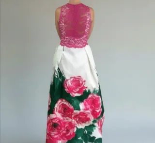 Vestido Nuribel Fiesta Largo Talla 40