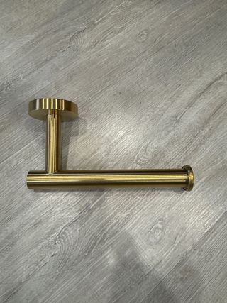 Porta Rolo + Porta Toalheiro Dourado