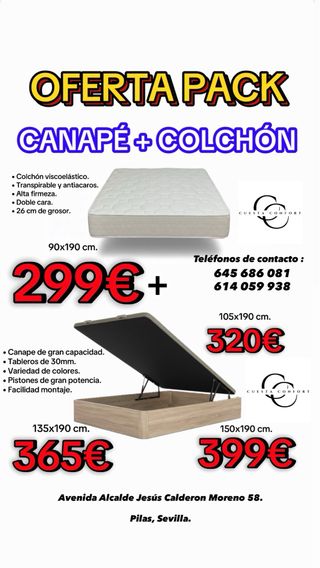 VENTA DE CANAPÉS Y COLCHONES!