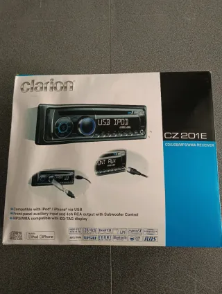 Radio Coche Clarion USB MP3 WMA iPod iPhone