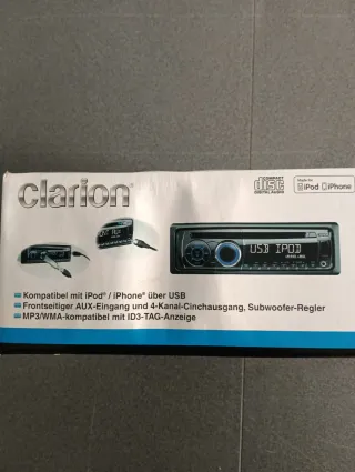Radio Coche Clarion USB MP3 WMA iPod iPhone