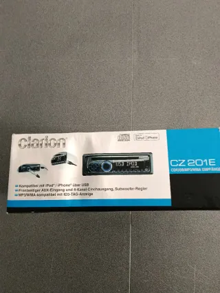 Radio Coche Clarion USB MP3 WMA iPod iPhone