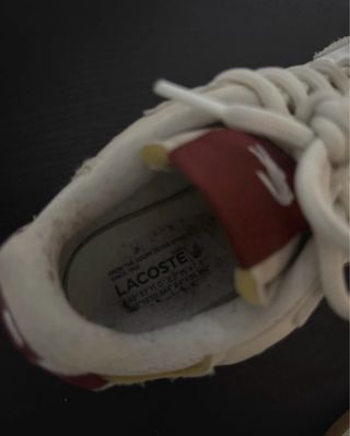 Zapatillas Lacoste Mujer Beige/Blanco