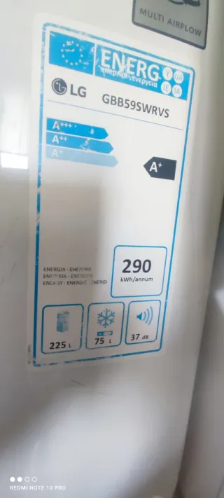 Nevera LG Blanca