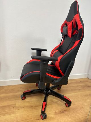 Silla Gamer Negra y Roja