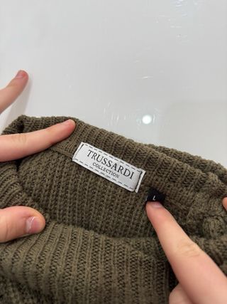 Jersey Trussardi Verde Oliva Talla L