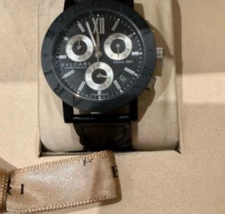 Orologio Bulgari Chronograph Nero e Argento