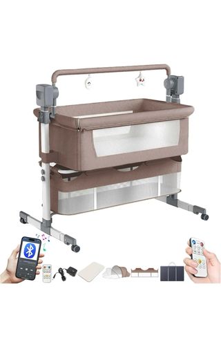 Cuna Colecho Eléctrica Bluetooth Ajustable