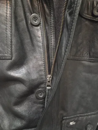 Chaqueta LACOSTE 50 L M Cazadora piel cuero xwz