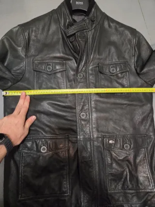 Chaqueta LACOSTE 50 L M Cazadora piel cuero xwz