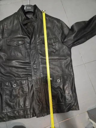 Chaqueta LACOSTE 50 L M Cazadora piel cuero xwz